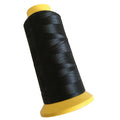 1 roll  Black Polyester weaving thread  with gift 1 pc 6.5cm C curved needle