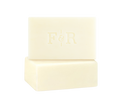 two bar soaps stacked