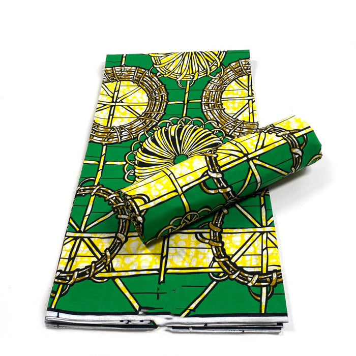 2022 High Quality Cotton wax fabric African prints fabric Ankara wax real wax Nigerian wax 6 yards/pcs