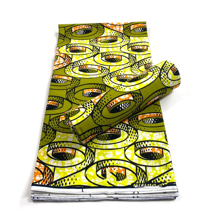 2022 High Quality Cotton wax fabric African prints fabric Ankara wax real wax Nigerian wax 6 yards/pcs