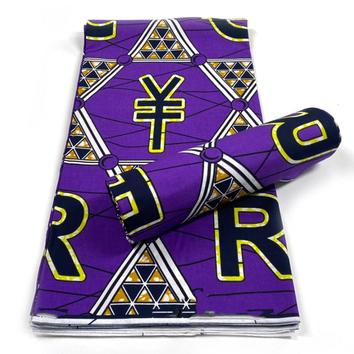2022 High Quality Cotton wax fabric African prints fabric Ankara wax real wax Nigerian wax 6 yards/pcs