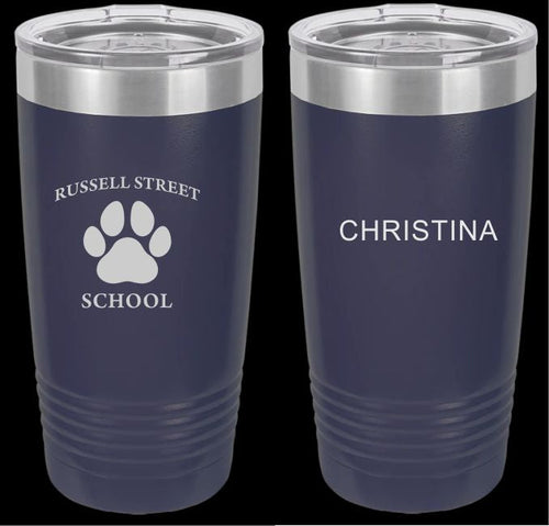 20oz Personalized Tumbler Russell St