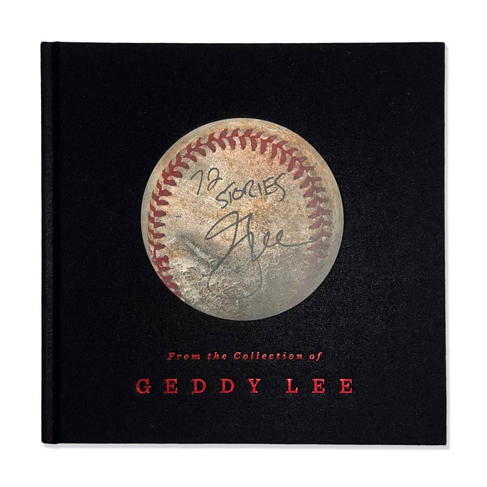 72 Stories by Geddy Lee - Limited Autographed Bat Flip Edition