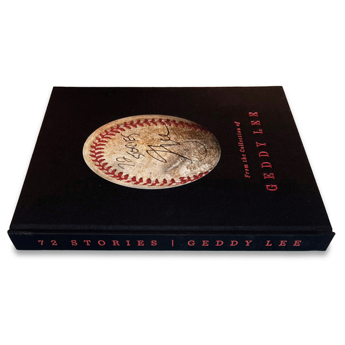 72 Stories by Geddy Lee - Limited Autographed Bat Flip Edition