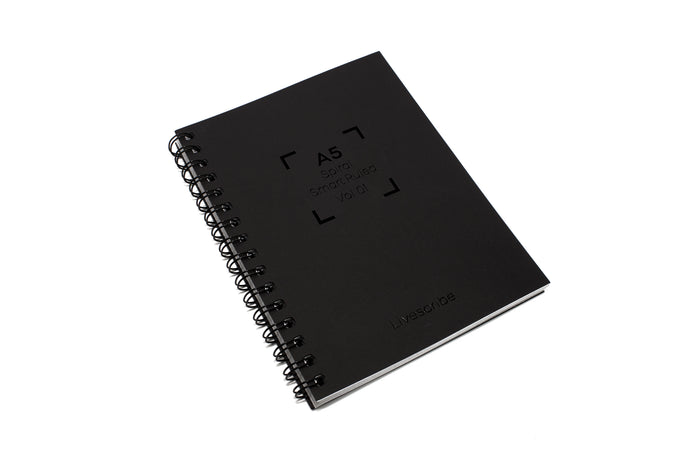 Livescribe Smart Paper Notebooks A5 Spiral Smart Ruled 4-Pack Vol #1-4 (cover)