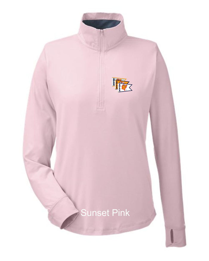 AGLCA Nautica Women's Saltwater Quarter-Zip Pullover