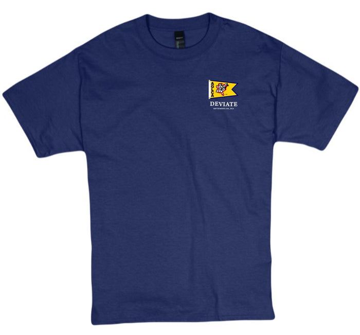 AGLCA PERSONALIZED Crossed Our Wake T-Shirts (Burgee Logo)
