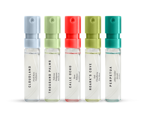 5 sample vials