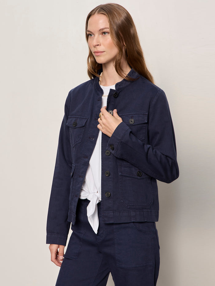 Ames Military Jacket Navy Blazer