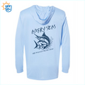 Angry Seas Unisex Bahama Performance Hooded Long Sleeve T-Shirt - 220