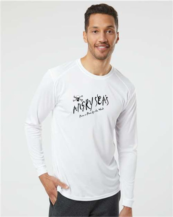 Angry Seas Unisex Bahama Performance Hooded Long Sleeve T-Shirt - 220