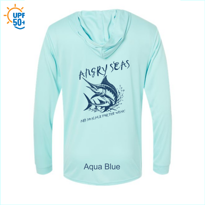 Angry Seas Unisex Bahama Performance Hooded Long Sleeve T-Shirt - 220