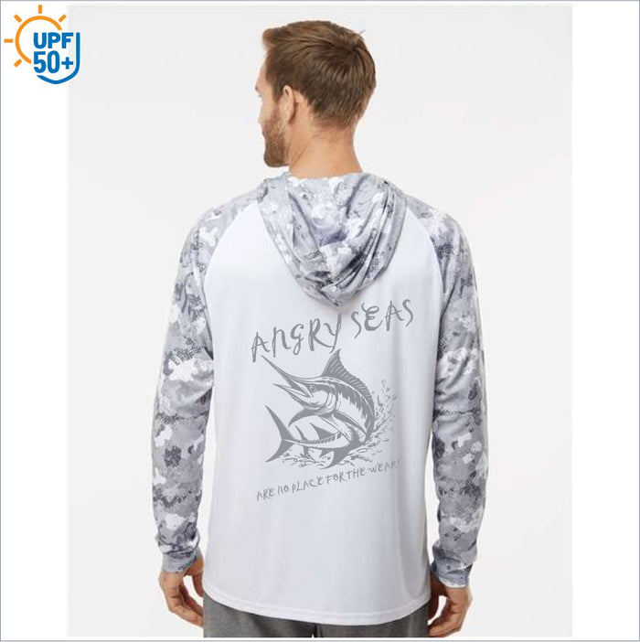 Angry Seas Unisex Tortuga Extreme Performance Hooded T-Shirt - 240
