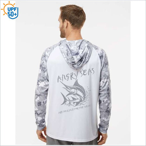 Angry Seas Unisex Tortuga Extreme Performance Hooded T-Shirt - 240