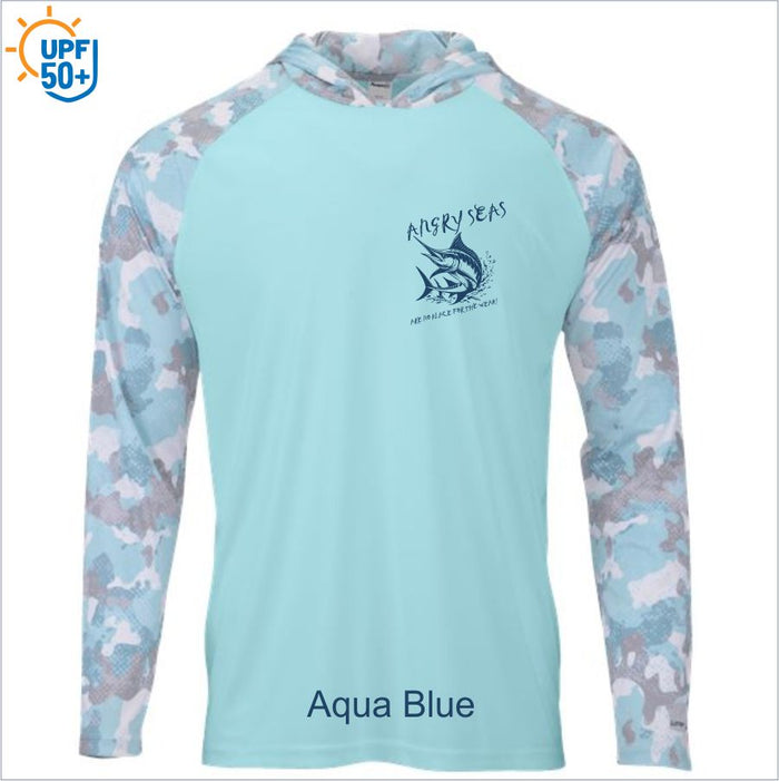Angry Seas Unisex Tortuga Extreme Performance Hooded T-Shirt - 240