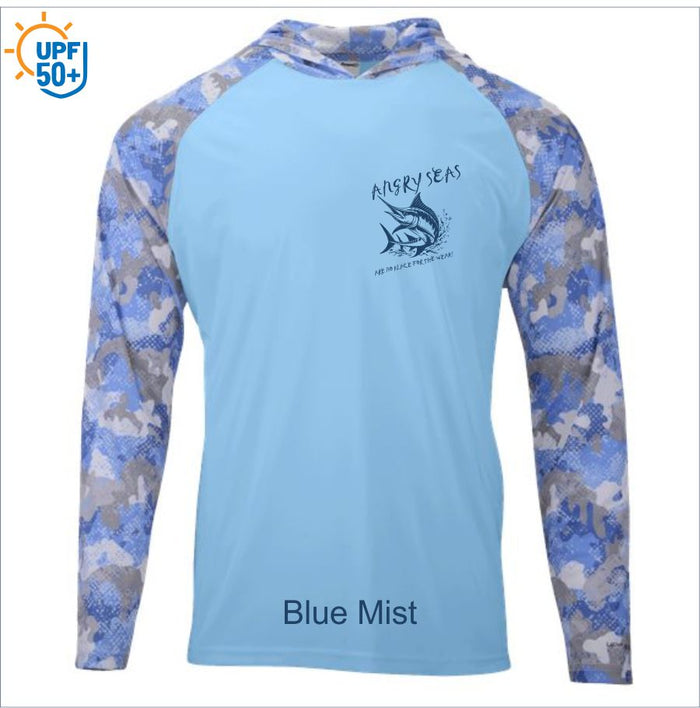 Angry Seas Unisex Tortuga Extreme Performance Hooded T-Shirt - 240