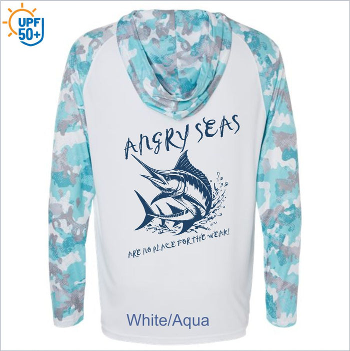 Angry Seas Unisex Tortuga Extreme Performance Hooded T-Shirt - 240