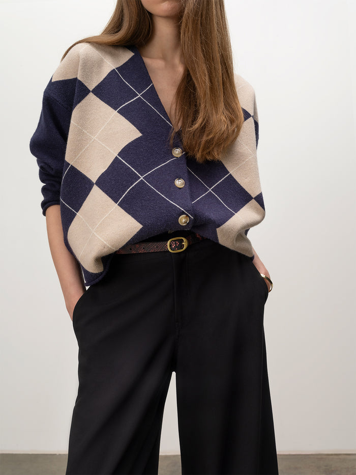 Arden Cardigan Loma Argyle