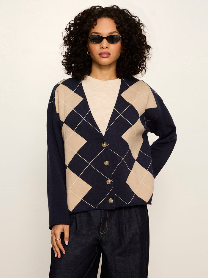 Arden Cardigan Loma Argyle