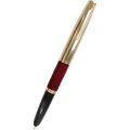 Aurora Duo Cart Fountain Pen - Burgundy - Medium - Pen Boutique Ltd