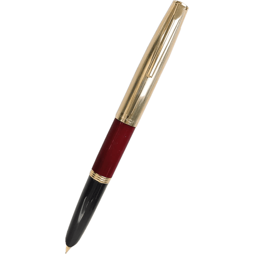 Aurora Duo Cart Fountain Pen - Burgundy - Medium - Pen Boutique Ltd