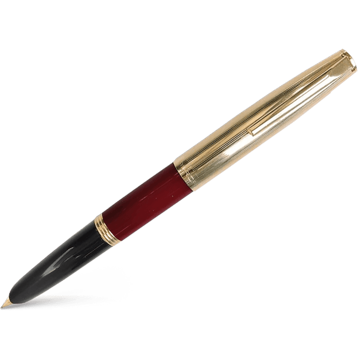 Aurora Duo Cart Fountain Pen - Burgundy - Medium - Pen Boutique Ltd