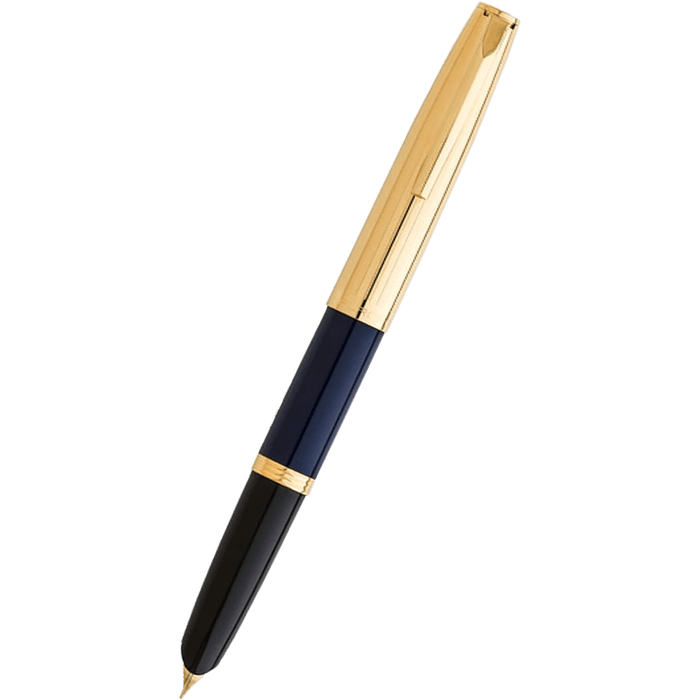 Aurora Duo Cart Fountain Pen - Dark Blue - Medium - Pen Boutique Ltd