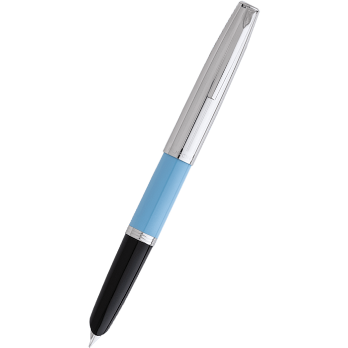 Aurora Duo Cart Fountain Pen - Light Blue - Medium - Pen Boutique Ltd