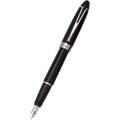 Aurora Ipsilon Deluxe Fountain Pen - Black - Chrome Trim - Pen Boutique Ltd