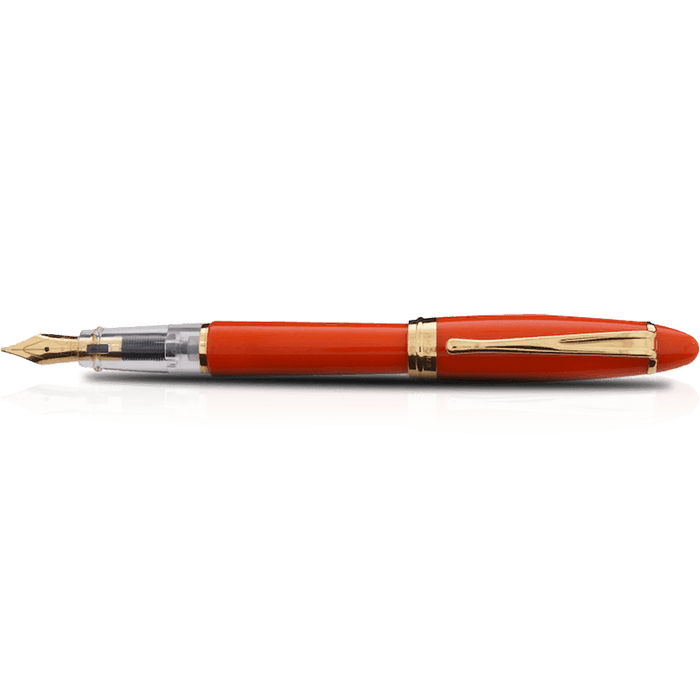 Aurora Ipsilon Demo Colors Fountain Pen - Enthusiastic Orange PLUS matching Orange color ink bottle - Pen Boutique Ltd