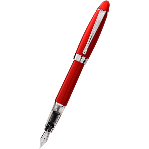 Aurora Ipsilon Demo Colors Fountain Pen - Passionate Red PLUS matching Red ink bottle. - Pen Boutique Ltd