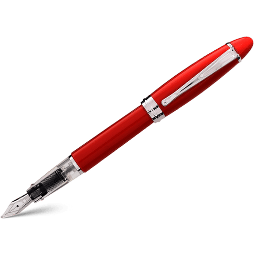 Aurora Ipsilon Demo Colors Fountain Pen - Passionate Red PLUS matching Red ink bottle. - Pen Boutique Ltd