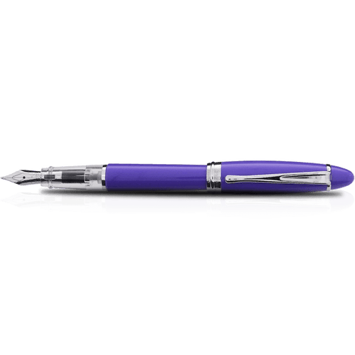 Aurora Ipsilon Demo Colors Fountain Pen - Wise Purple PLUS Purple color ink bottle. - Pen Boutique Ltd