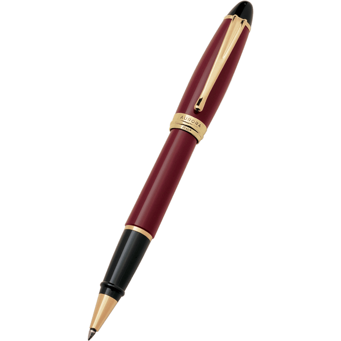 Aurora Ipsilon Resin Rollerball Pen - Bordeaux - Pen Boutique Ltd