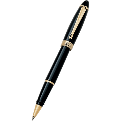 Aurora Ipsilon Rollerball Pen - Black - Pen Boutique Ltd