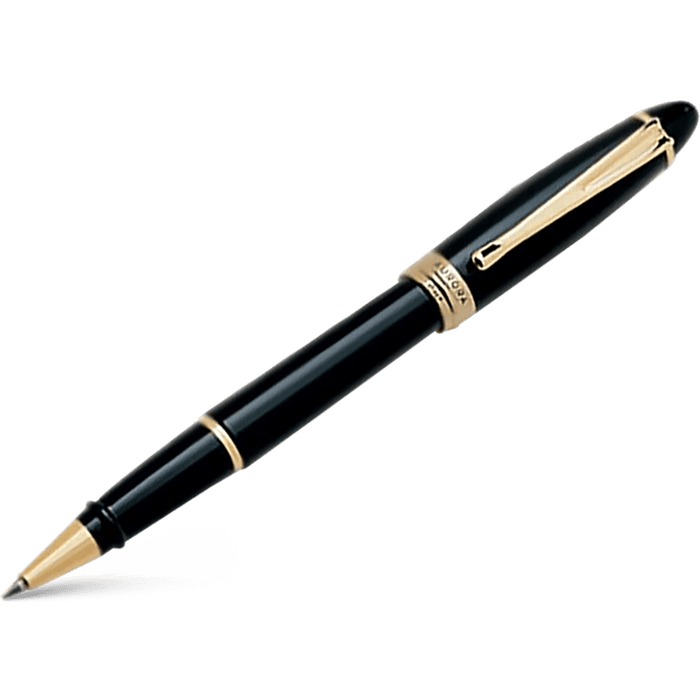 Aurora Ipsilon Rollerball Pen - Black - Pen Boutique Ltd