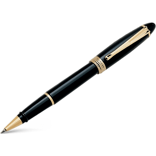 Aurora Ipsilon Rollerball Pen - Black - Pen Boutique Ltd