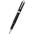 Aurora Talentum Finesse Rollerball Pen - Black - Chrome Trim - Pen Boutique Ltd
