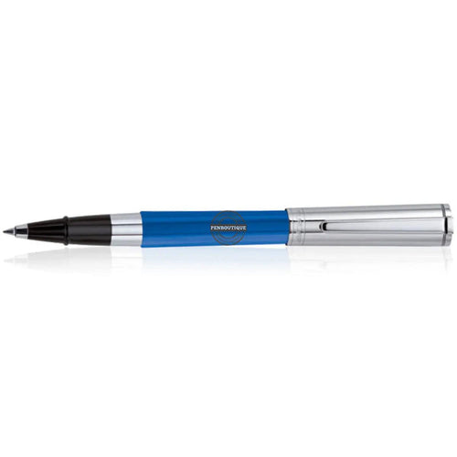 Aurora TU Rollerball Pen - Blue - Chrome - Pen Boutique Ltd