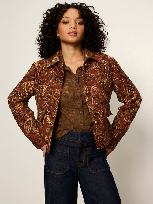 Avid Tapestry Jacket Gilded Gold