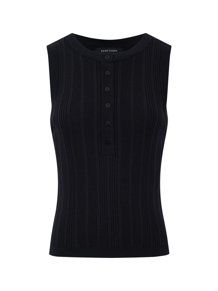 Back To Bare Tank Black