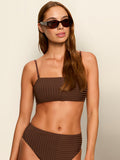 Bandeau Bikini Top Espresso