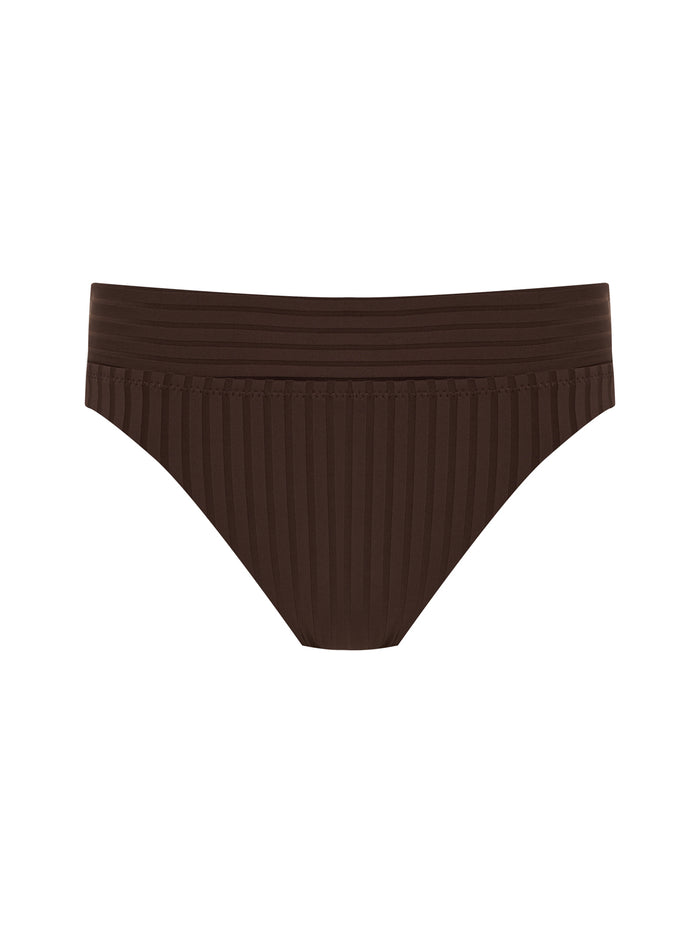 Banded Hipster Bikini Bottom Espresso