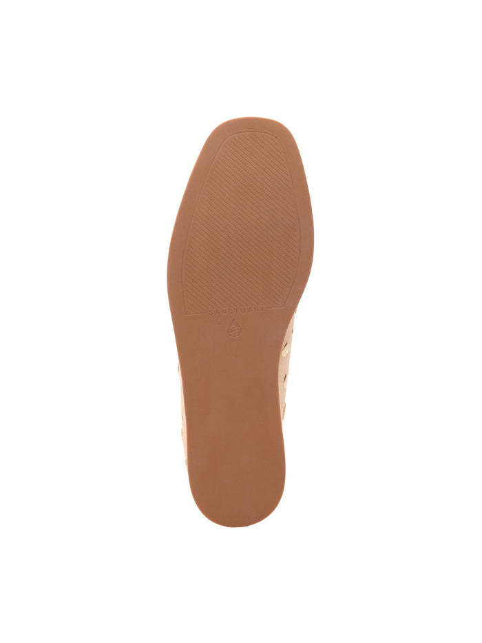 Bari Studs Mule Toasted Almond
