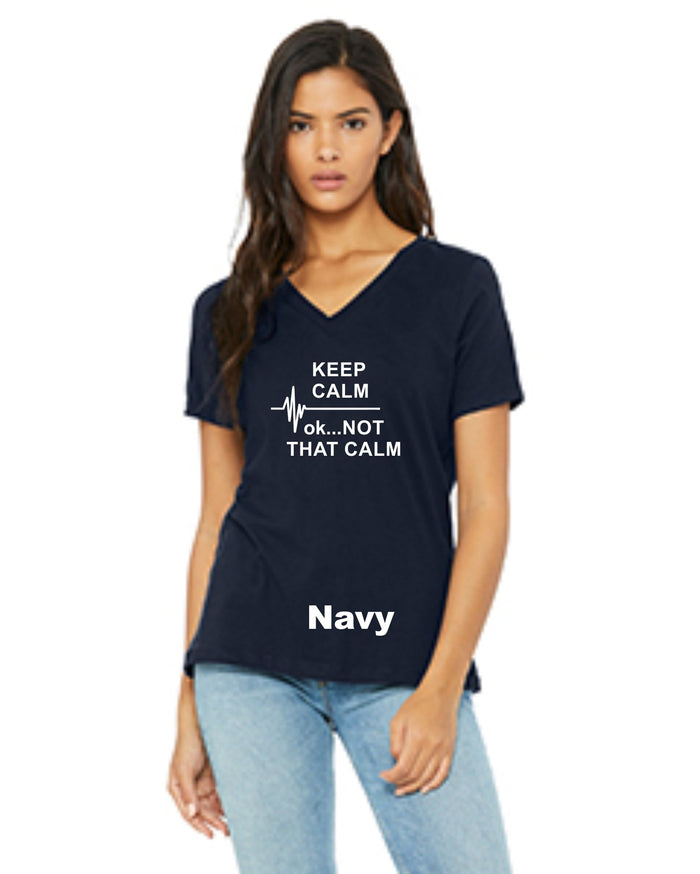 Bella Relaxed Jersey V-Neck 6405