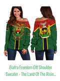 Biafra freedom women off shoulder
