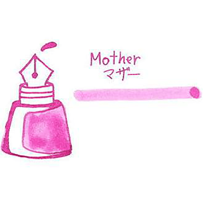 Bungubox Ink Bottle - Mother Pink - 50ml - Pen Boutique Ltd