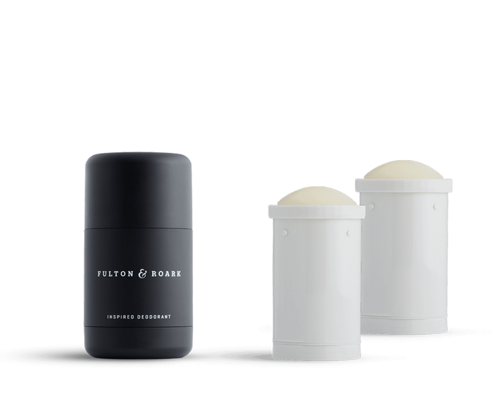 Deodorant with 2 refills