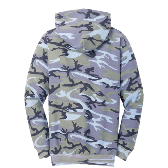 Camo Port & Company® Core Fleece Pullover Hooded Sweatshirt