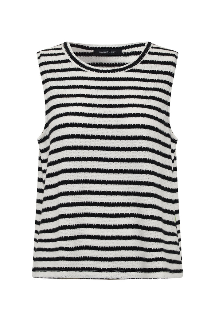 Campari Tank Macrame Stripe